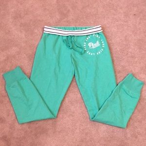 Victoria Secret PINK Mint Green Joggers